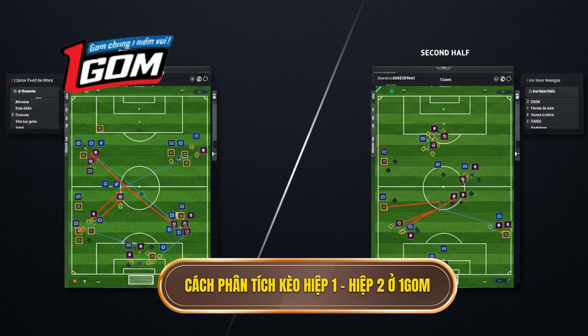Cách phân tích kèo hiệp 1 – hiệp 2 ở 1Gom