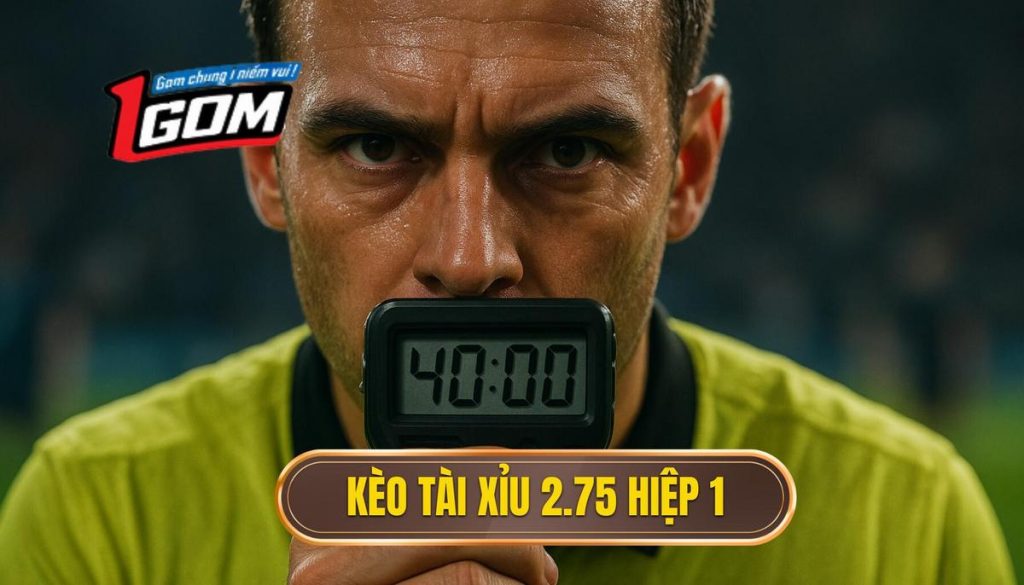 Kèo tài xỉu 2.75 hiệp 1