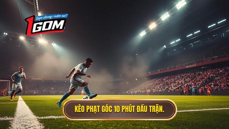  Kèo phạt góc 10 phút đầu trận.