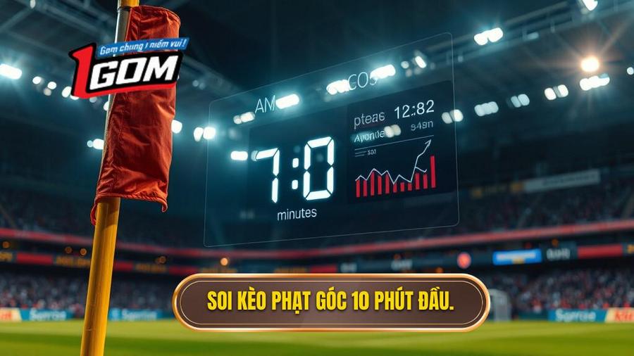 Soi kèo phạt góc 10 phút đầu.