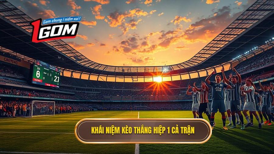 Kèo thắng hiệp 1 thắng cả trận là gì?