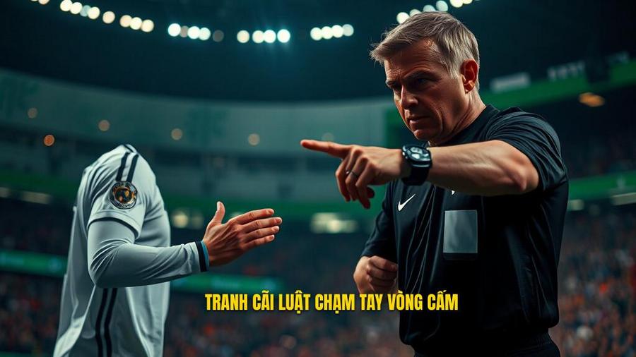 Tại sao luật chạm tay trong vòng cấm luôn là tâm điểm tranh cãi?