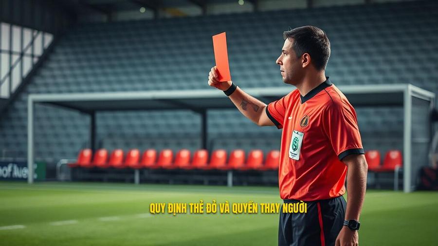 Các trường hợp thẻ đỏ đặc biệt và quyền thay người