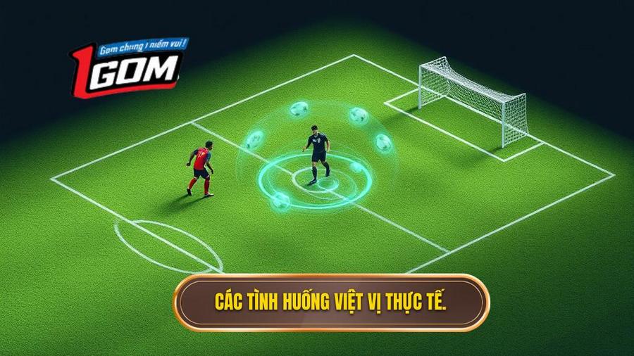 Các kịch bản thực tế: Khi nào thì bị tính là việt vị?