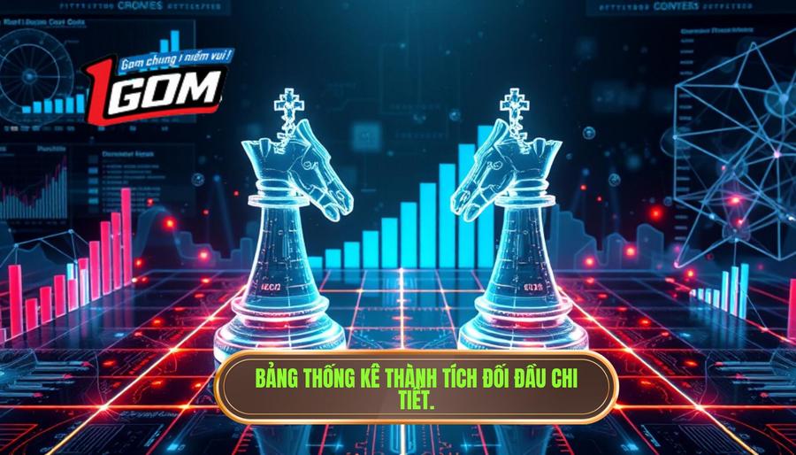2. Bảng thống kê thành tích đối đầu chi tiết.